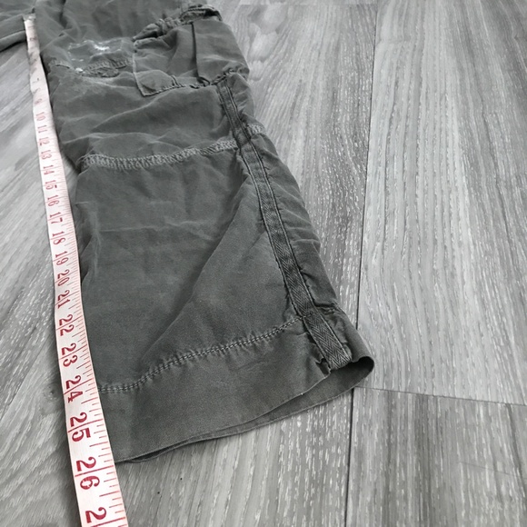 NSF Khaki Green Pants Crop Straight Leg Womens 26 - Picture 9 of 10